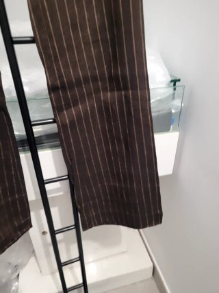 Pantalones de lino Zara, Talla 36