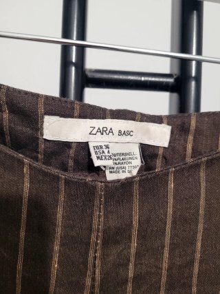 Pantalones de lino Zara, Talla 36