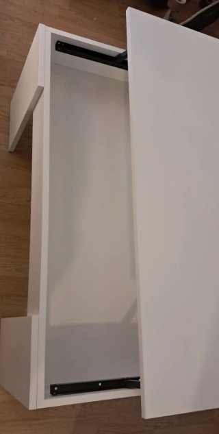 Mesa centro elevable blanca