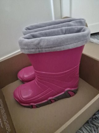 Botas de agua niña rosa