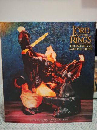 Figura Señor de los Anillos Balrog y Gandalf
