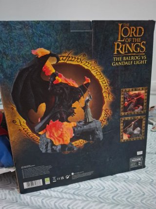 Figura Señor de los Anillos Balrog y Gandalf