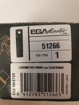 Luxómetro EGA Master 20000 Lux