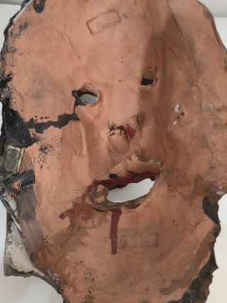 Maschera in terracotta Franco Malomo