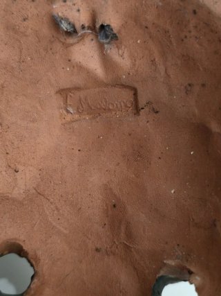 Maschera in terracotta Franco Malomo