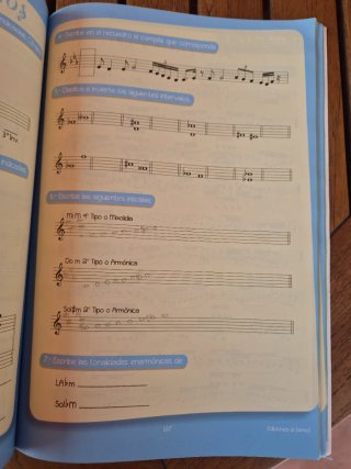 Libros Teoría y Práctica Lenguaje Musical III y IV
