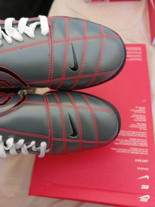 Scarpe Nike Total 90 Grigie Rosse Tg 43