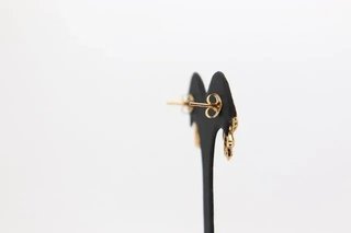 PENDIENTES MUÑECO LABUBU CON CIRCONITAS AZUL.