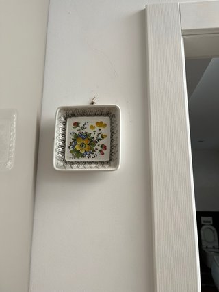 Piattino decorativo floreale vintage