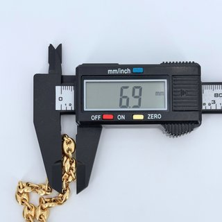 Pulsera Oro 18K, Calabrote, 9.98gr, 19cm