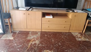 Mueble de comedor de madera,tres módulos