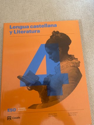 Lengua castellana y literatura A , 4 ESO código...