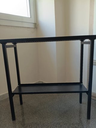 Soporte para acuario negro