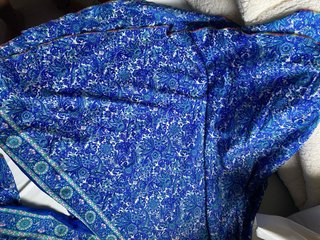 Pantalón ancho estampado floral