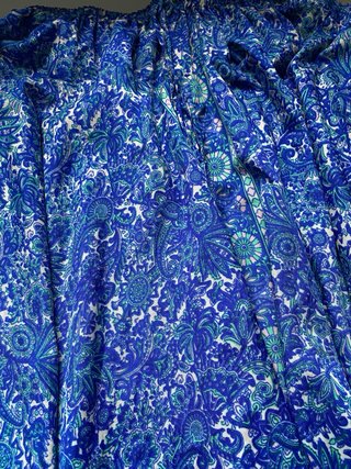 Pantalón ancho estampado floral