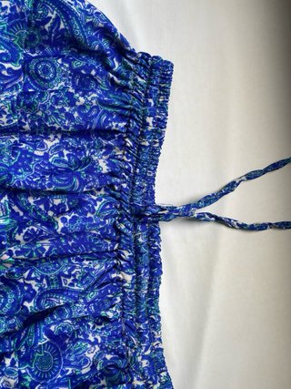 Pantalón ancho estampado floral
