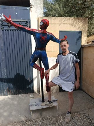 Figura Spiderman Fibra de Vidrio