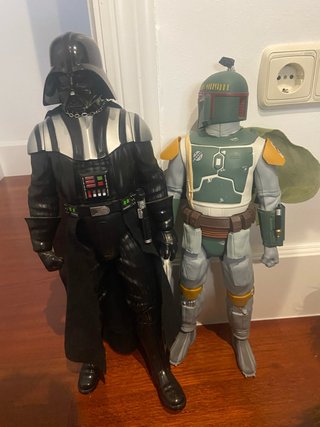 Figuras Darth Vader y Boba Fett Star Wars