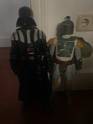 Figuras Darth Vader y Boba Fett Star Wars