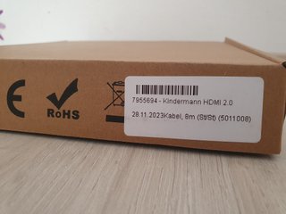 Cable HDMI 2.0 AOC Fibra Óptica Kindermann 8m