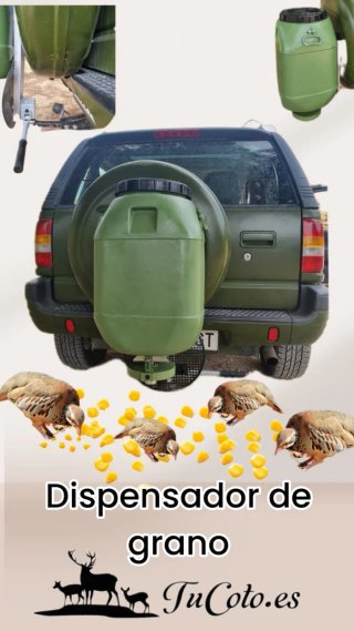 Dispensador de grano para coche