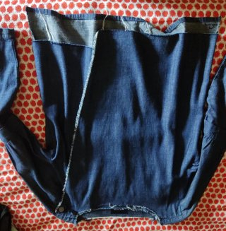 Camisa Waven azul TALLA GRANDE