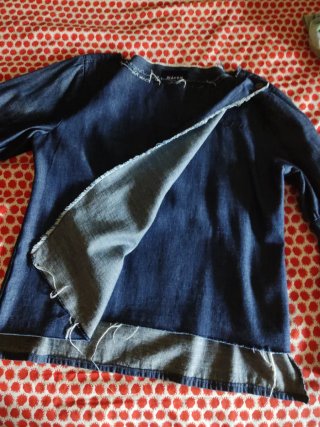 Camisa Waven azul TALLA GRANDE