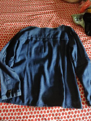 Camisa Waven azul TALLA GRANDE
