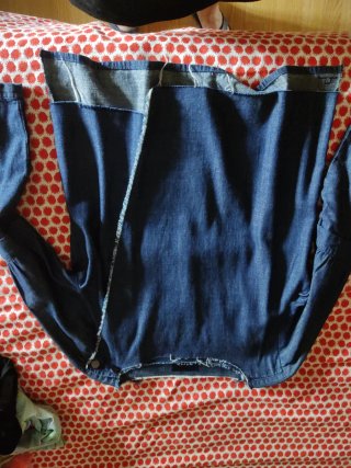 Camisa Waven azul TALLA GRANDE