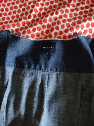 Camisa Waven azul TALLA GRANDE