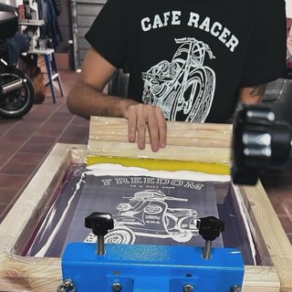 Camiseta Ben Rod's Moto Vintage Negra