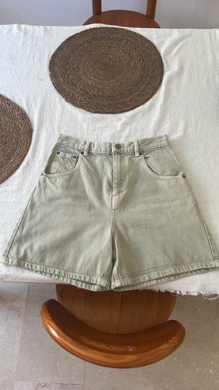 Pull&Bear Pantalones Cortos Verde Oliva