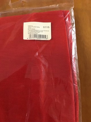 Fascia per capelli rossa con nodo