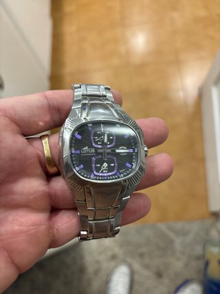 Reloj Lotus Cronógrafo Acero