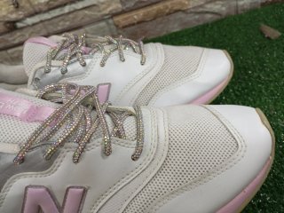 New Balance Scarpe Donna Rosa Bianco