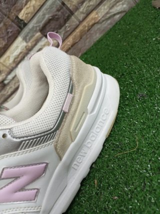 New Balance Scarpe Donna Rosa Bianco