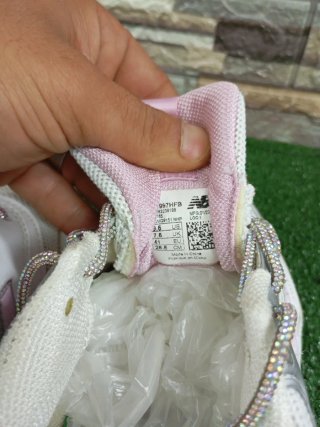 New Balance Scarpe Donna Rosa Bianco