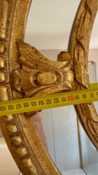 Espejo Victoriano Madera Dorado