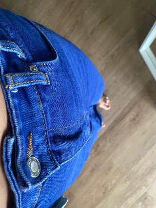 Zara Vaqueros Mujer Azules