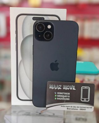 iPhone 15 Plus 256GB Negro/Azul Marino