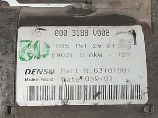 MOTOR ARRANQUE SMART SMART FORTWO COUPE (C450) 1998-2007