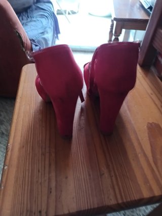 Zapatos de vestir rojos