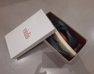 Zapatos planos Vialis negros tipo bailarina