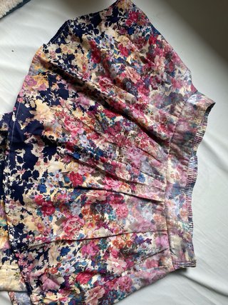 Falda pantalón floral multicolor
