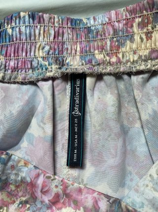 Falda pantalón floral multicolor