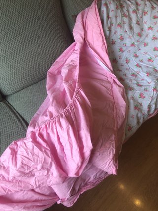 Colcha y sábana para cama de 90
