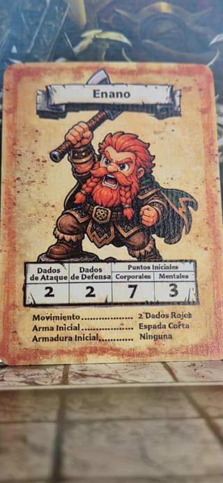 Miniatura Resina Enano Eteria HeroQuest