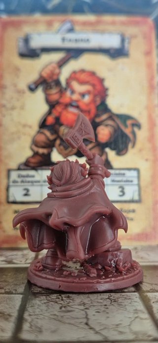 Miniatura Resina Enano Eteria HeroQuest