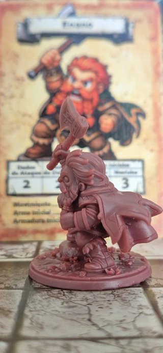 Miniatura Resina Enano Eteria HeroQuest