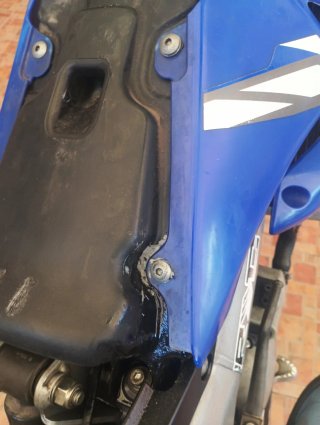 Yamaha DT 50R supermotard Azul/Blanco